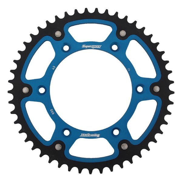 Supersprox Blue Stealth Sprocket For Husaberg 701 Enduro 2018, FS 450 2018 RST-990-49-BLU